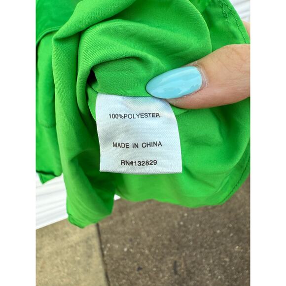 REVOLVE More to Come Green Randy Off Shoulder Ruffle Mini Dress Size M - Picture 6 of 10